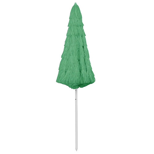 Maison Chic Parasol Jardin | Parasol de plage Hawaii Vert 300 cm - GKD87085