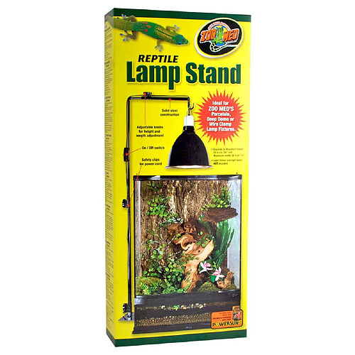 Support de Lampe sur Pied Réglable Lamp Stand pour Terrarium - Zoomed - 97cm