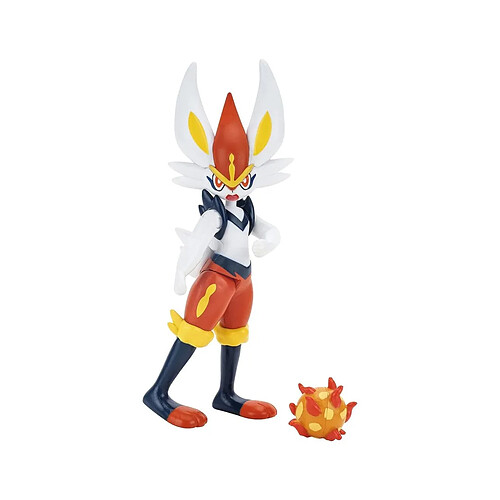 Jazwares Pokémon - Figurine Battle Feature Pyrobut 10 cm