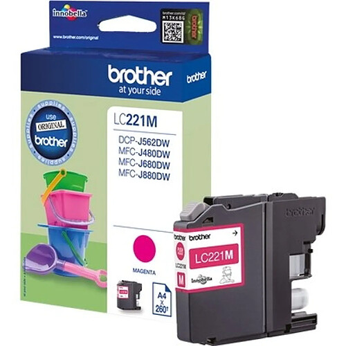 Brother LC-123 Pack 3 Cartouches Couleur LC123RBWBP (Cupcake)