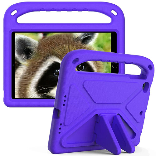 Coque en TPU antichute, anti-rayures, avec béquille violet pour votre Apple iPad mini (2019) 7.9 pouces/4/3/2/1