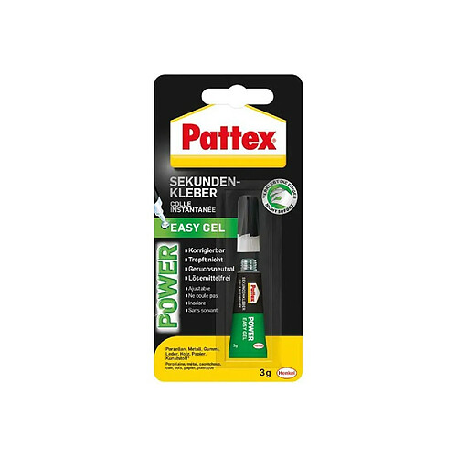 Pattex Colle instantanée Power Easy Gel 3g (Par 12)