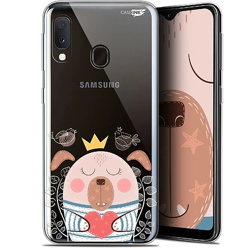 Caseink Coque arrière Samsung Galaxy A20E (5.8 ) Gel HD [ Nouvelle Collection - Souple - Antichoc - Imprimé en France] Sketchy Dog