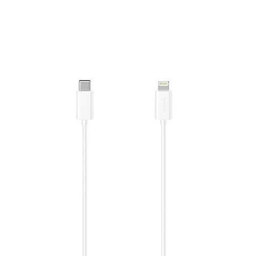 HAMA Câble USB-C pour Apple iPhone/iPad avec connecteur Lightning, USB 2.0, 1,50m