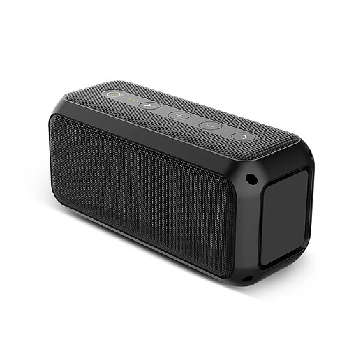 General Haut-parleur Bluetooth stéréo étanche 20 W, haut-parleur Bluetooth étanche utilisant la dernière technologie Bluetooth 5.0, son surround HD 360° avec basses, double couplage pour la maison, la fête, la plage (noir).