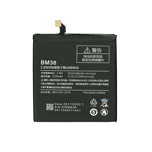 batterie pile original XIAOMI BM38 3120mAh pour XIAOMI MI 4s