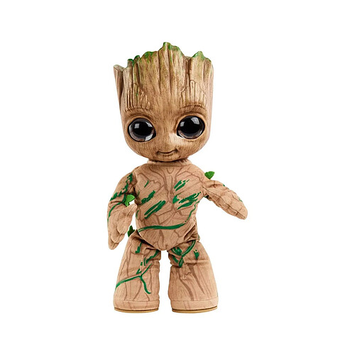 Mattel I Am Groot - Peluche électronique Groovin' Groot 28 cm