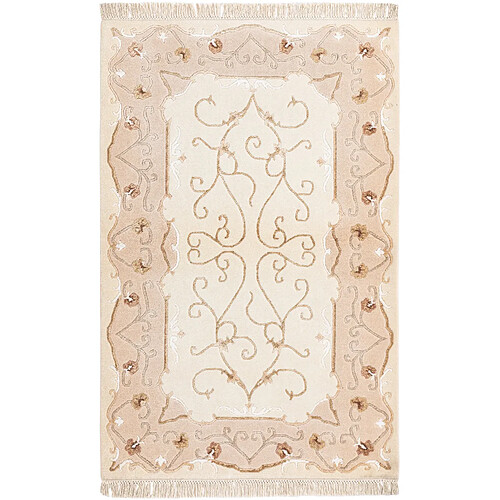 Vidal Tapis de laine 150x97 beige Darya