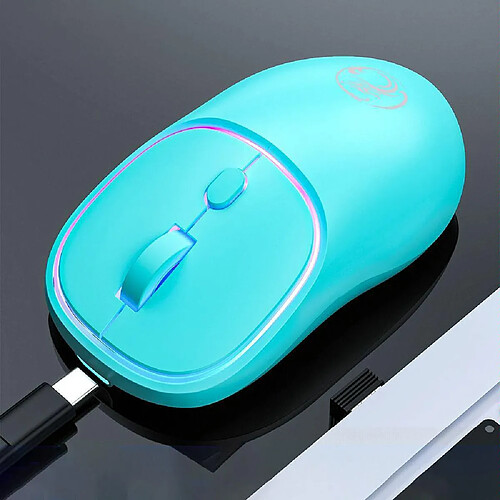 Yonis Souris Sans Fil Rechargeable Silencieuse 1600 DPI