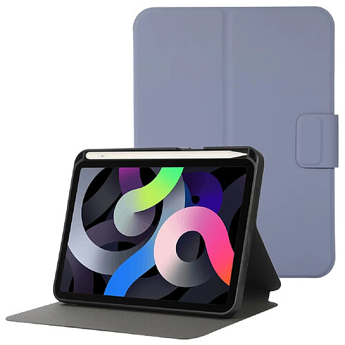 Etui en PU avec support et porte-stylo violet pour Apple iPad mini (2021)