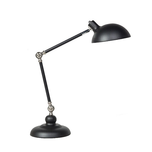 Beliani Lampe à poser MERAMEC Métal Noir