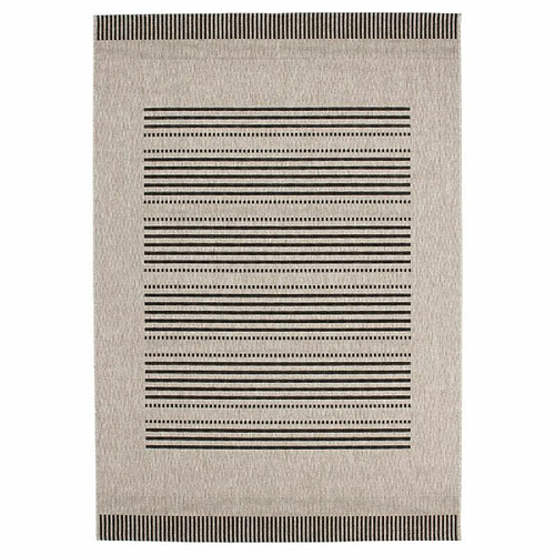 Paris Prix Tapis Imprimé Rayé Stockholm Argent 160 x 230 cm