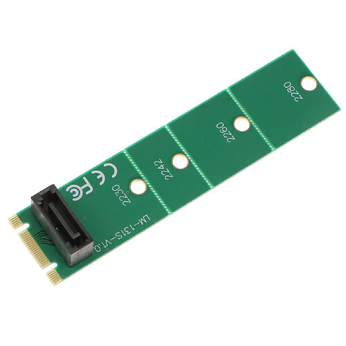 Carte de Conversion NGFF vers SATA Adaptateur Carte Riser Express NGFF Carte Mère Pour Ordinateur