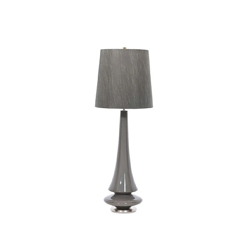 Elstead Lighting Lampe de table Spin Porcelaine Gris