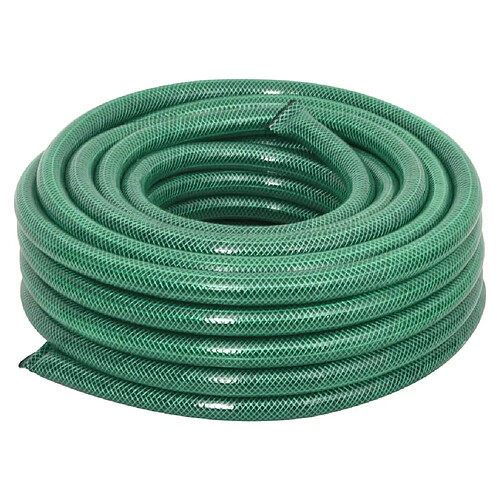 vidaXL Tuyau d'arrosage vert 0,75" 50 m PVC