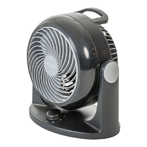 Iris Ohyama, Ventilateur Silencieux de Bureau - Woozoo - HD18N, Plastique, Noir, 34 W, 23 m², 29 x 19 x 29 cm