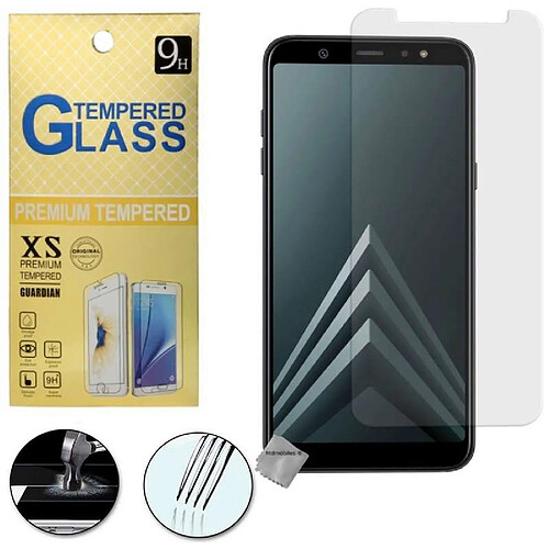 Htdmobiles Film de protection vitre verre trempe transparent pour Samsung Galaxy A6+ Plus (2018)