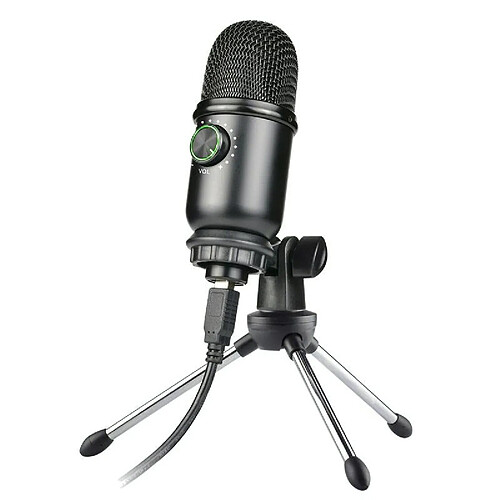 Yonis Microphone USB Avec Trépied Pour Enregistrement