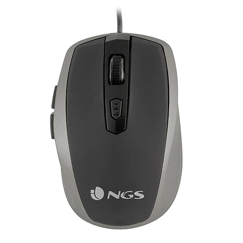 NGS WIRED MOUSE TICK SILVERUSB- Optique DPI switch 800/1600- 6 boutons