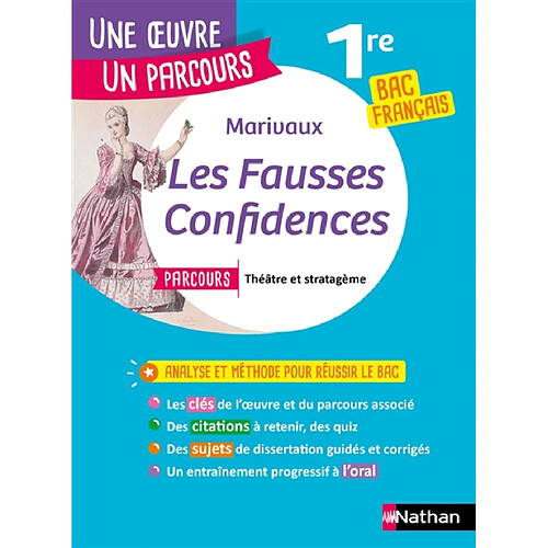 Marivaux, Les fausses confidences : parcours théâtre et stratagème : 1re bac français · Occasion