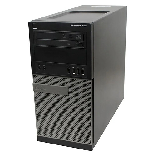 PC Tour Dell OptiPlex 990 Intel G630 RAM 8Go Disque Dur 500Go Windows 10 Wifi · Occasion