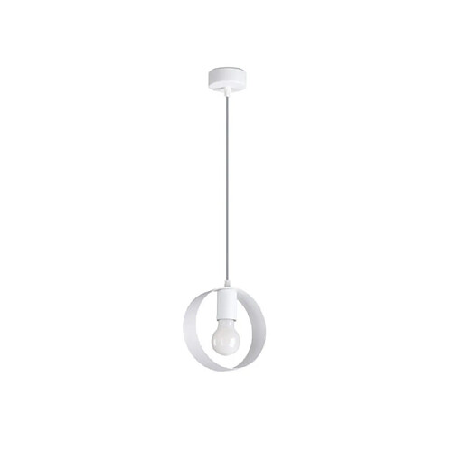 Luminaire Center Suspension Titran Acier Blanc