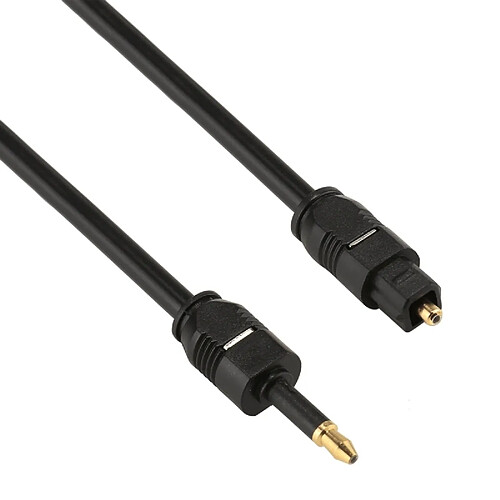 Wewoo Câble 1m OD4.0mm Mâle à 3.5mm Mini Audio Numérique Optique