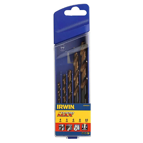 Irwin Set forets HSS Turbomax