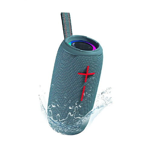 Yonis Enceinte Bluetooth Waterproof Puissante Et Portable Avec Lumière Rythmique