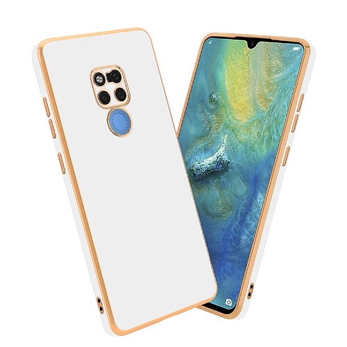 Cadorabo Coque Huawei MATE 20 Etui en Blanc