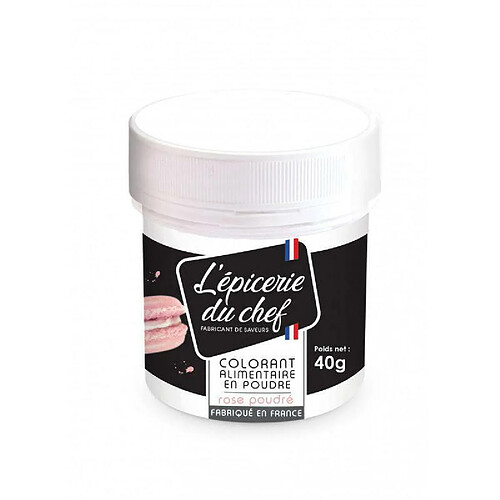 Scrapcooking Colorant alimentaire en poudre rose clair 40 g