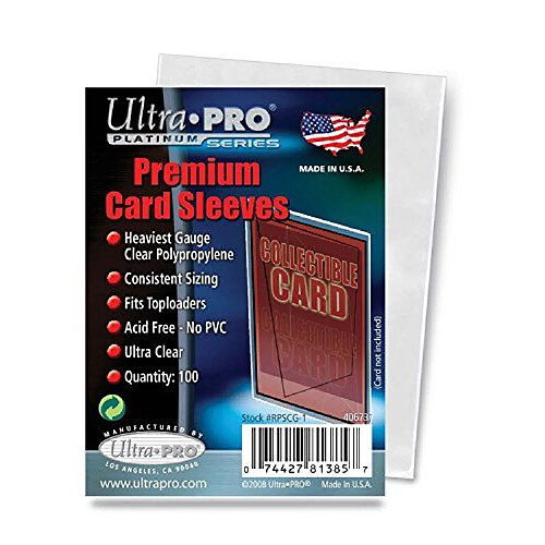 Asmodée Ultra Pro - Range Cartes Souple Platinium (x 100)