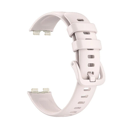 NIS Bracelet en silicone lisse avec boucle Phonecare compatible avec Huawei Band 9 - Rose