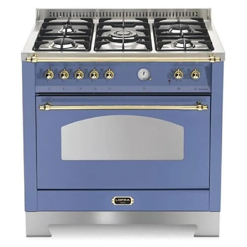 RLVG96MFT/Ci Cuisine Combinée Dolcevita Gaz Acier Inoxydable Bleu