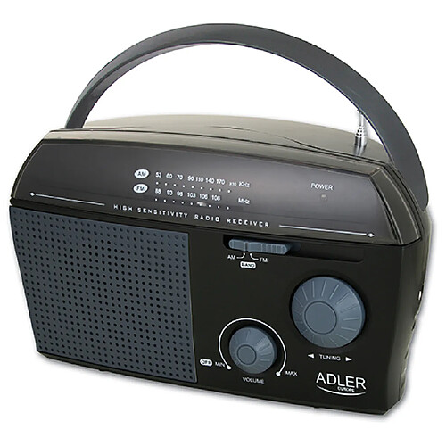 Camry radio portable FM AM noir