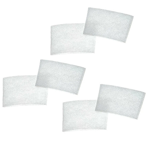 vhbw Set 6x filtre compatible avec Dirt Devil Centrino Cleancontrol M2013-6, M2013-7, M2013-8 aspirateur - filtre de protection