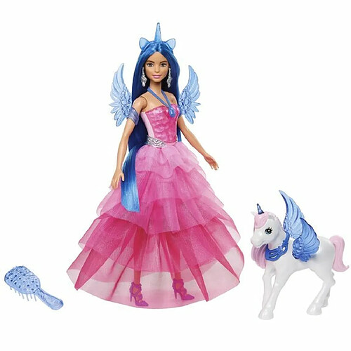 Ludendo Barbie 65 ans anniversaire - princesse saphir licorne