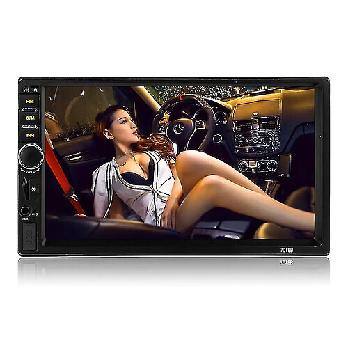 Universal 7''écran tactile HD Bluetooth voiture stéréo radio FM fonction assistance lecteur USB MP5