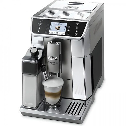 Machine a Cafe DELONGHI ECAM650.55.MS Expresso broyeur connecté PrimaDonna Elite - Gris