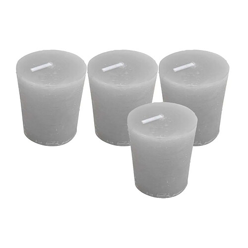 Amadeus Bougies Oslo (Lot de 4) Gris.