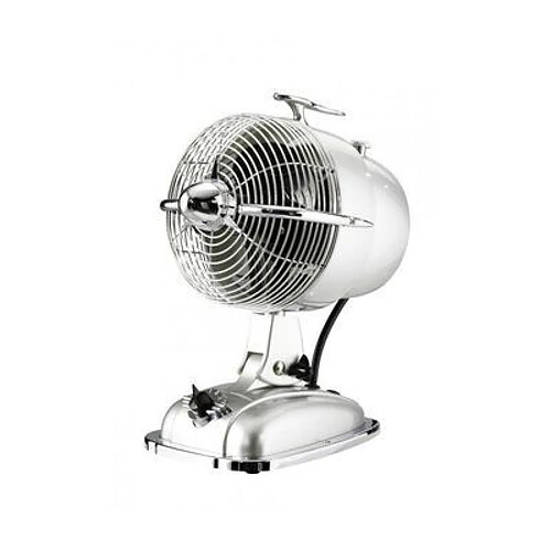 Boutica-Design Ventilateur de table RetroJet Argent Chromé - CASAFAN -