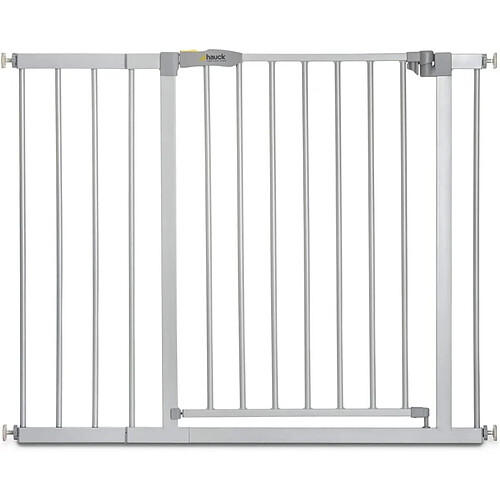 Hauck Porte de sécurité Gate Stop N Safe 2 + Rallonge 21 cm Argent