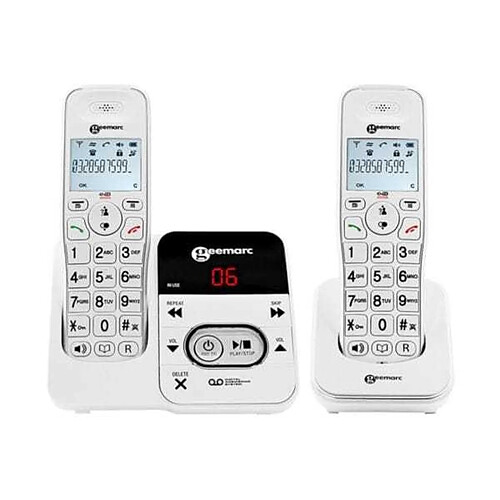 Téléphone Amplidect 295 Geemarc Duo (avec combiné additionnel Amplidect)