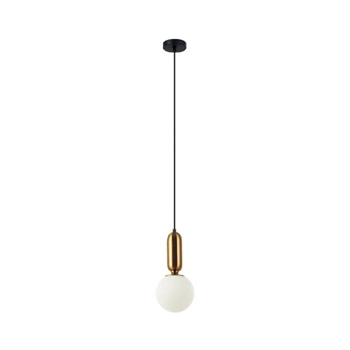 Luminaire Center Suspension Aldeva Acier,alliage métallique Noir, Bronze Antique