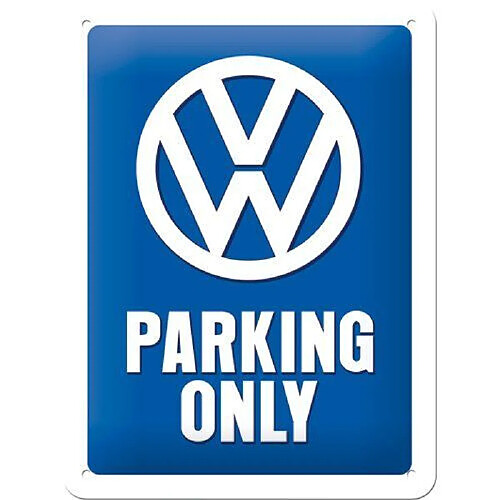 Plaque en metal - VW Parking Only