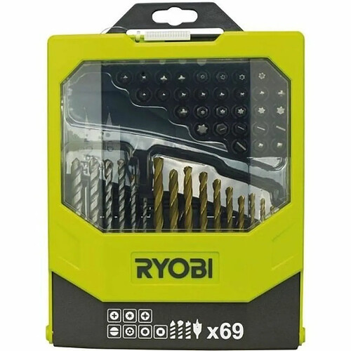 Ensemble de forets Ryobi 69 Pièces