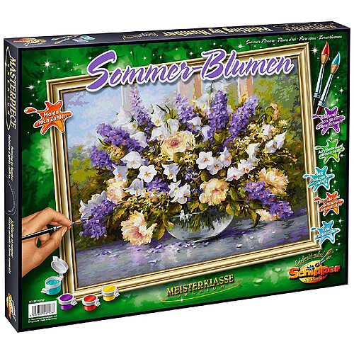 Schipper - 609130717 - Summer Flowers - Tableau à Dessin - Taille 40 x 50 cm