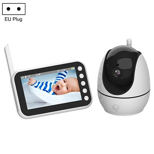 Babyphone Camera Avec Écran 4.5 Pouces Vision Nocturne Musique Température EU Plug YONIS