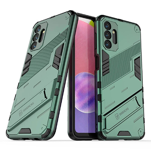 Coque en TPU antichoc avec béquille vert pour votre Samsung Galaxy A13 5G