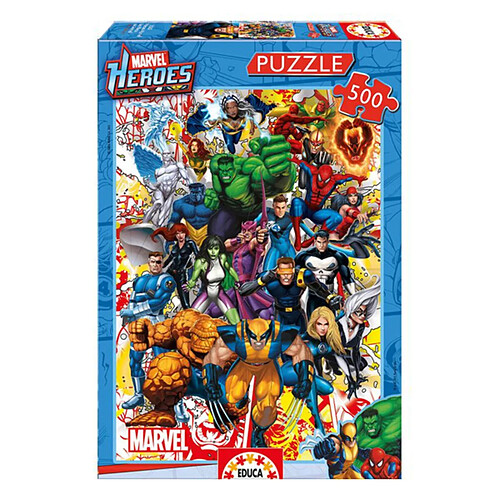 Educa Borras Puzzle Marvel Heroes Educa 15560 (500 pcs)